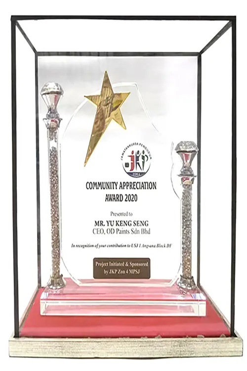 COMMUNITY APPRECIATION AWARD 2020