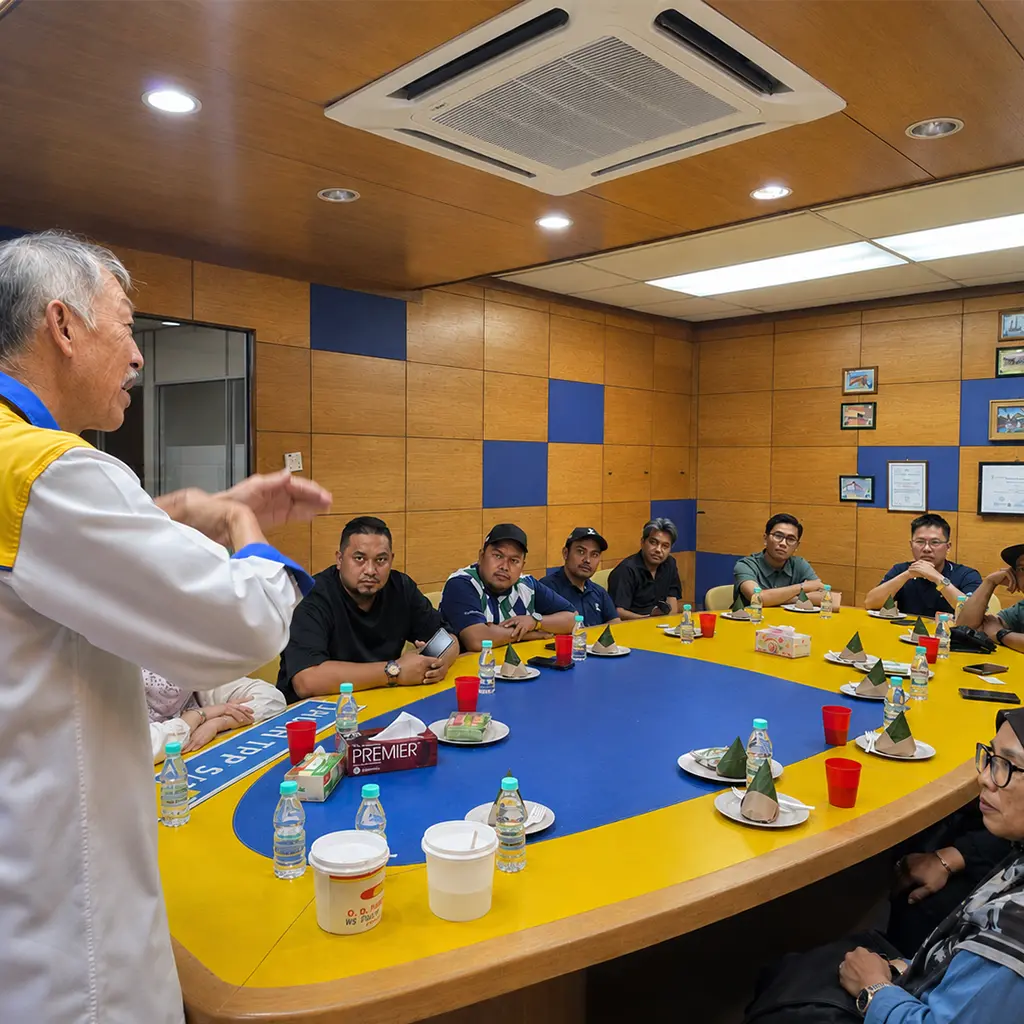 O.D. Paints product demonstration with JKR project stakeholders in Malaysia