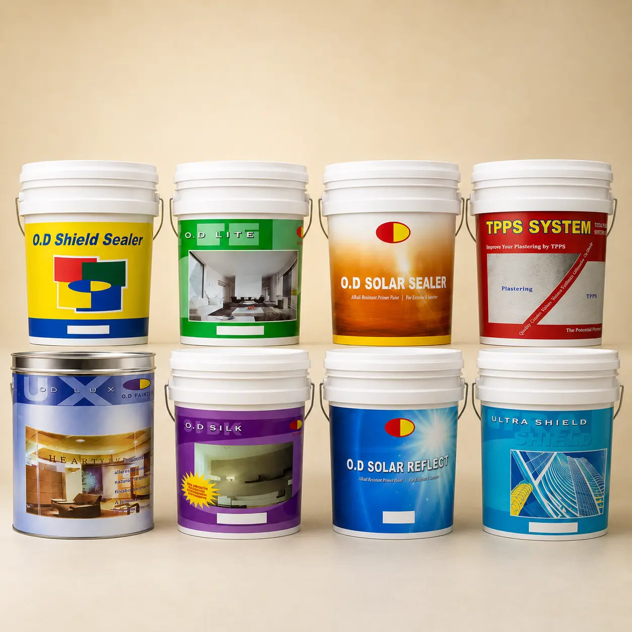 O.D. Paints colour and product guide